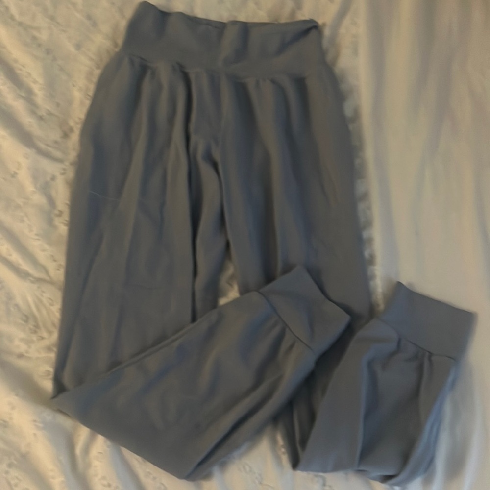 light blue athleta saturation joggers